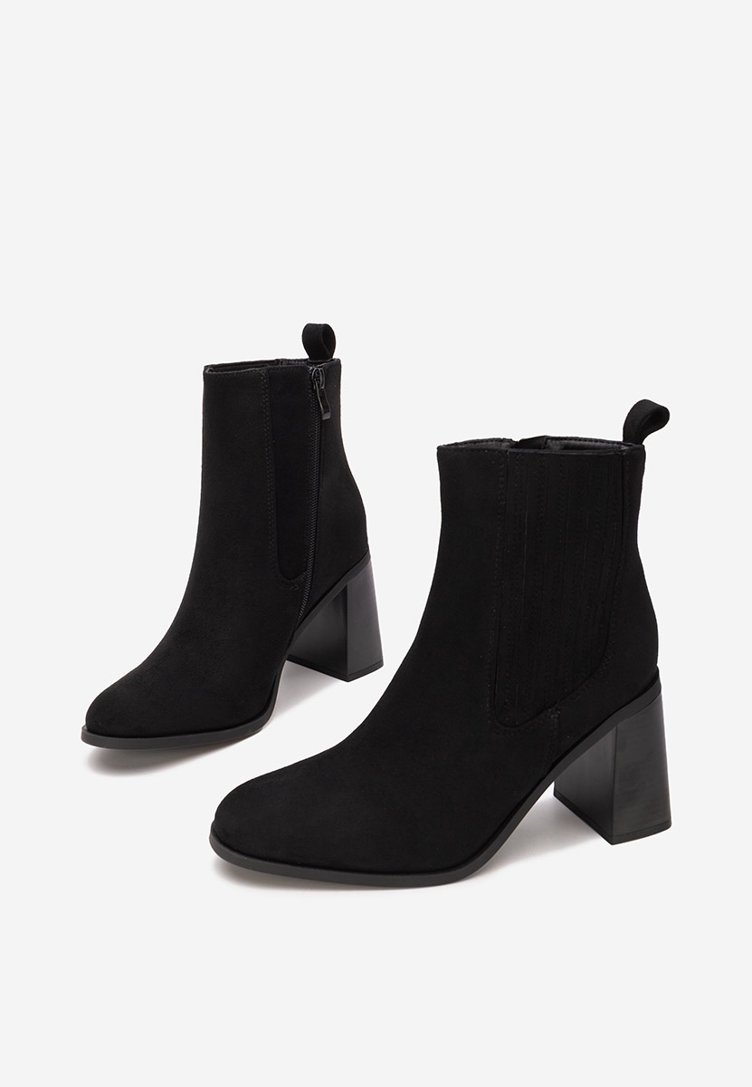 Gležnjarji s peto Elowyn črna