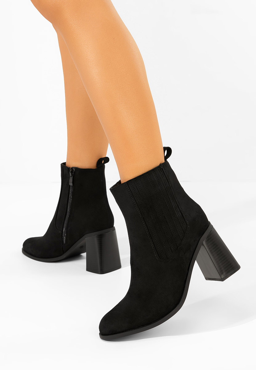 Gležnjarji s peto Elowyn črna