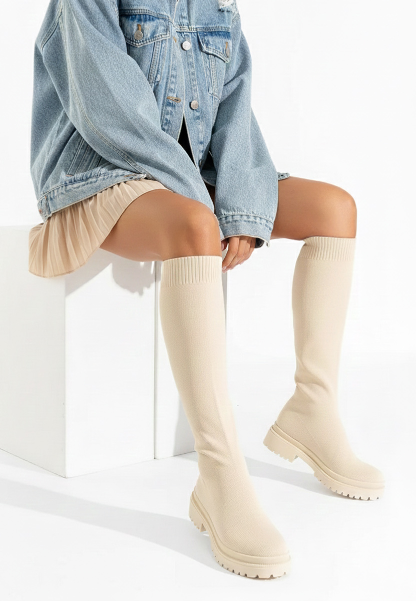 Ženski škornji Olvera V2 Bež