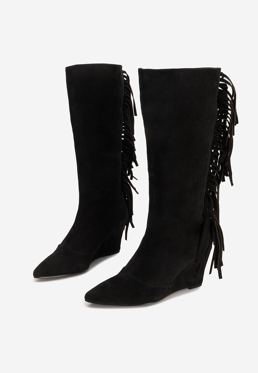 Kavbojski škornji črna Milania