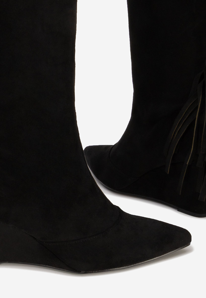 Kavbojski škornji črna Milania