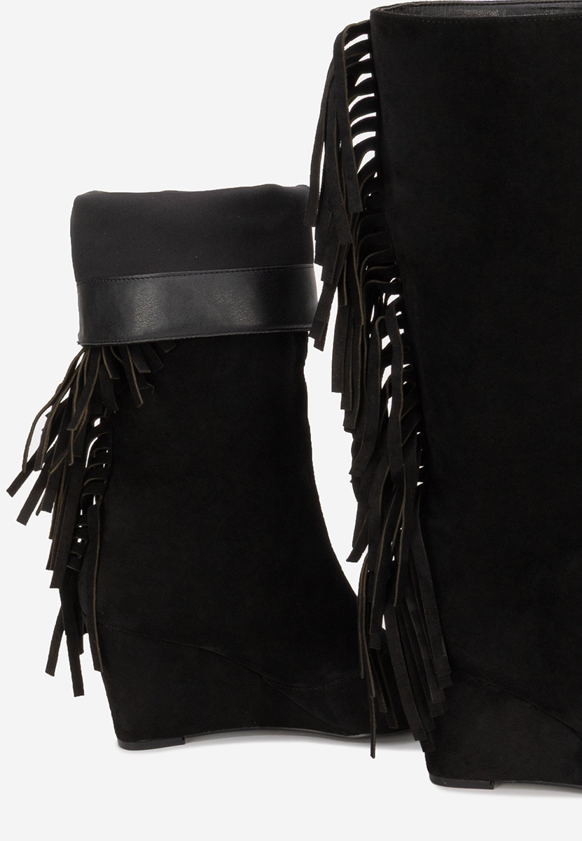 Kavbojski škornji črna Milania