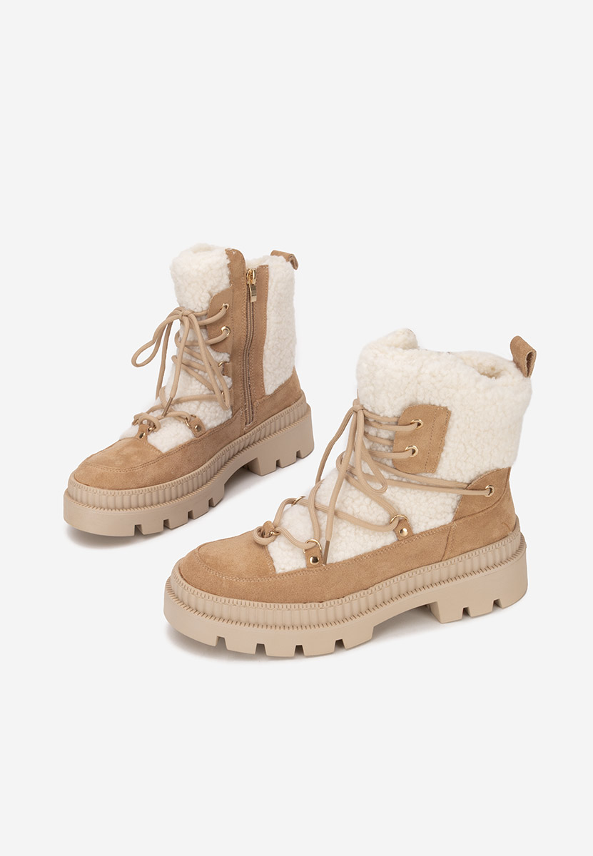Dámske zimné topánky Kataria Kaki