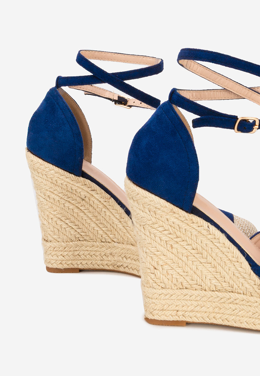 Ženski espadrile Saniza Modra