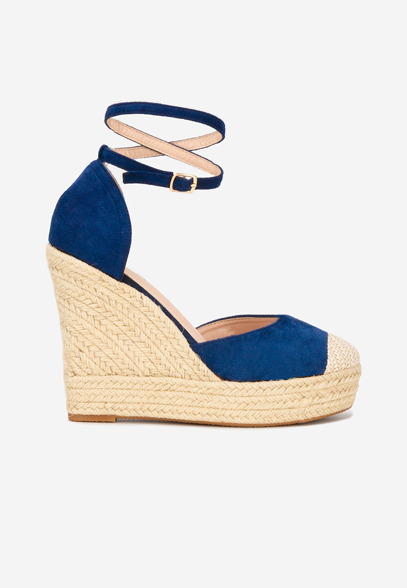 Ženski espadrile Saniza Modra