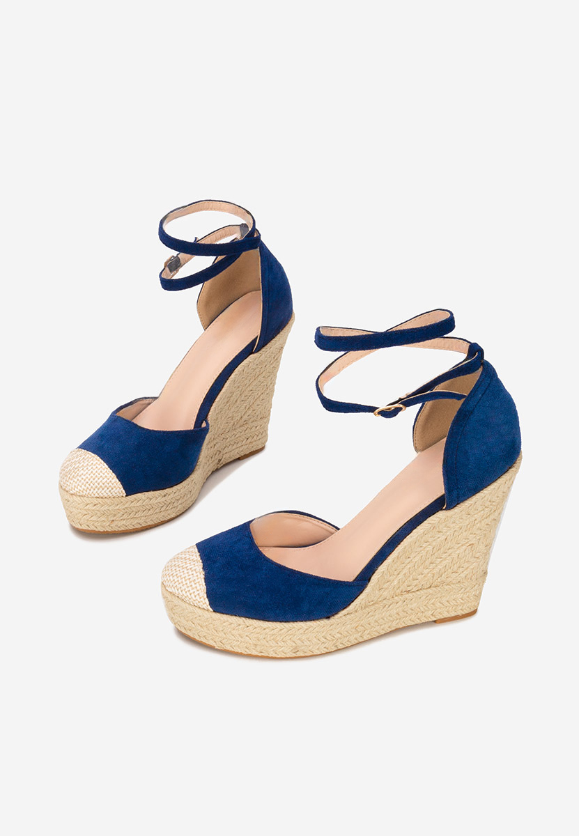 Ženski espadrile Saniza Modra