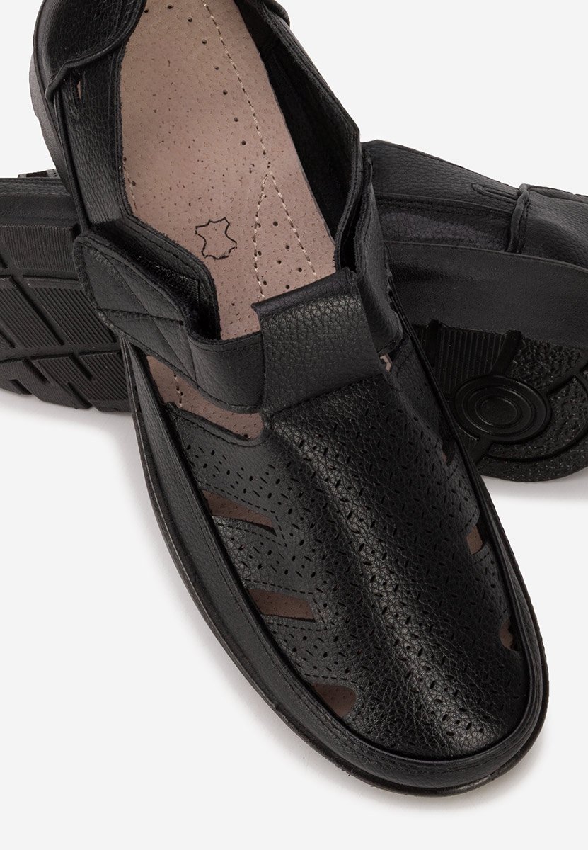 Ženski espadrile Gerania črna