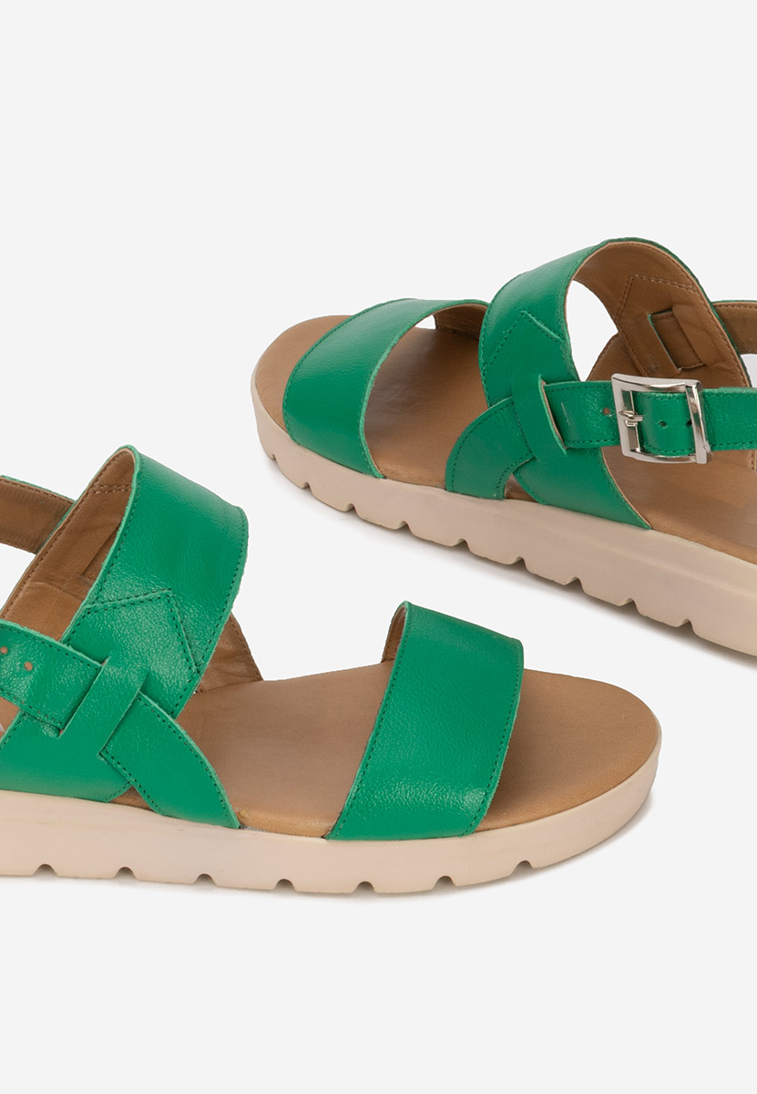 Ženski sandali Oniega Zelena