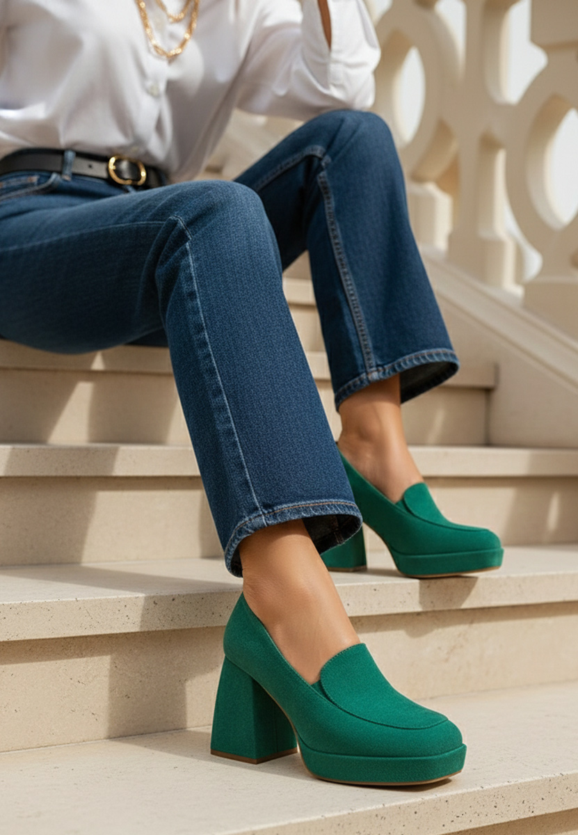 Ženski salonari zelena Hoya