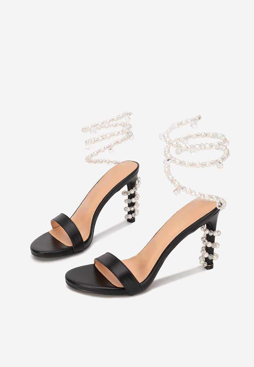 Ženski sandali Amaia črna