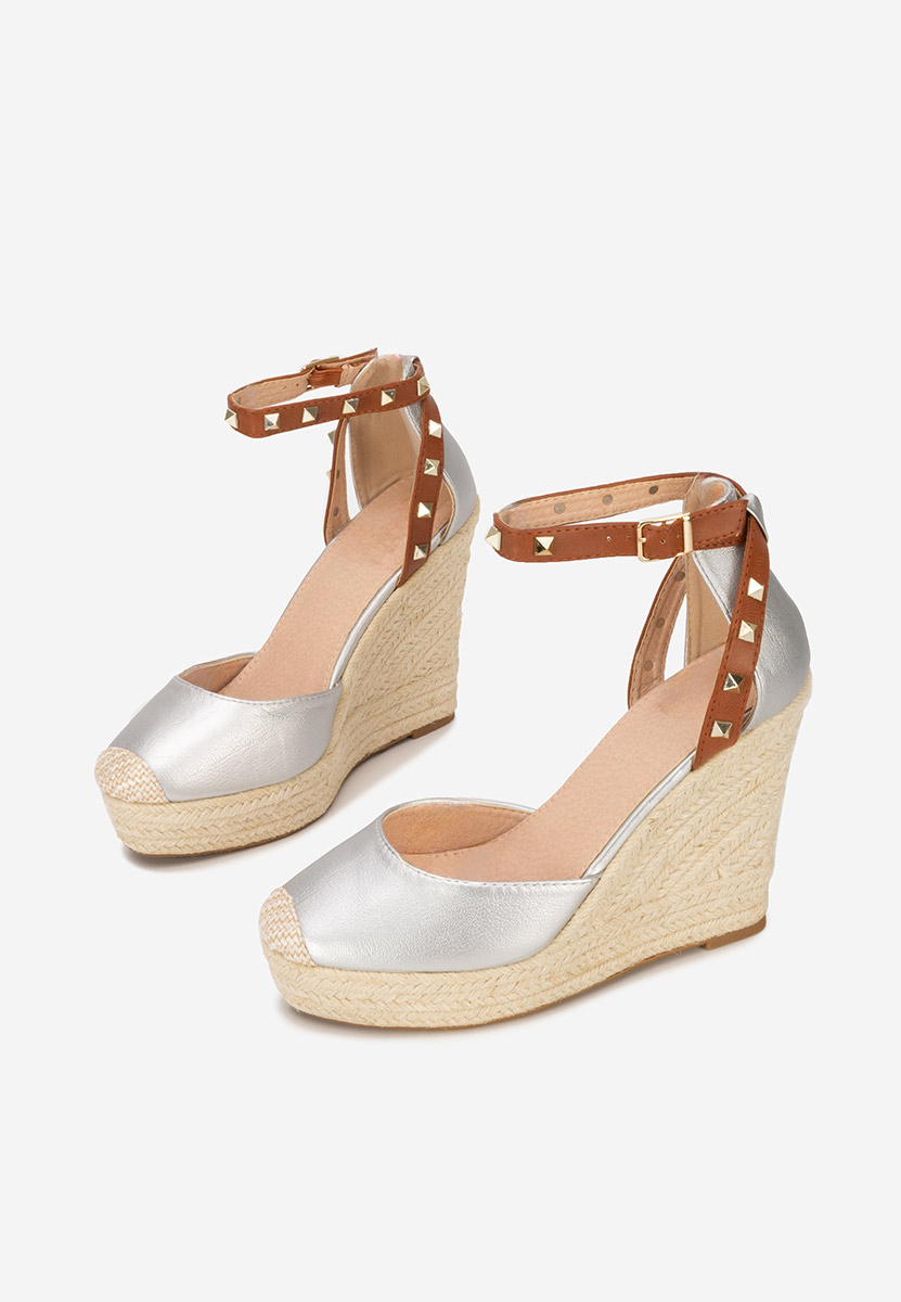 Ženski sandali Riviella Srebrne