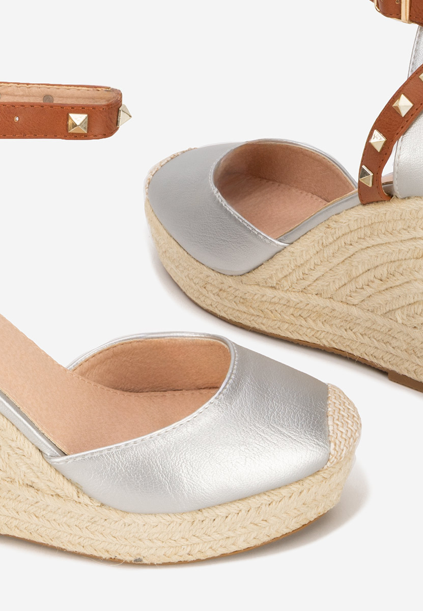 Ženski sandali Riviella Srebrne