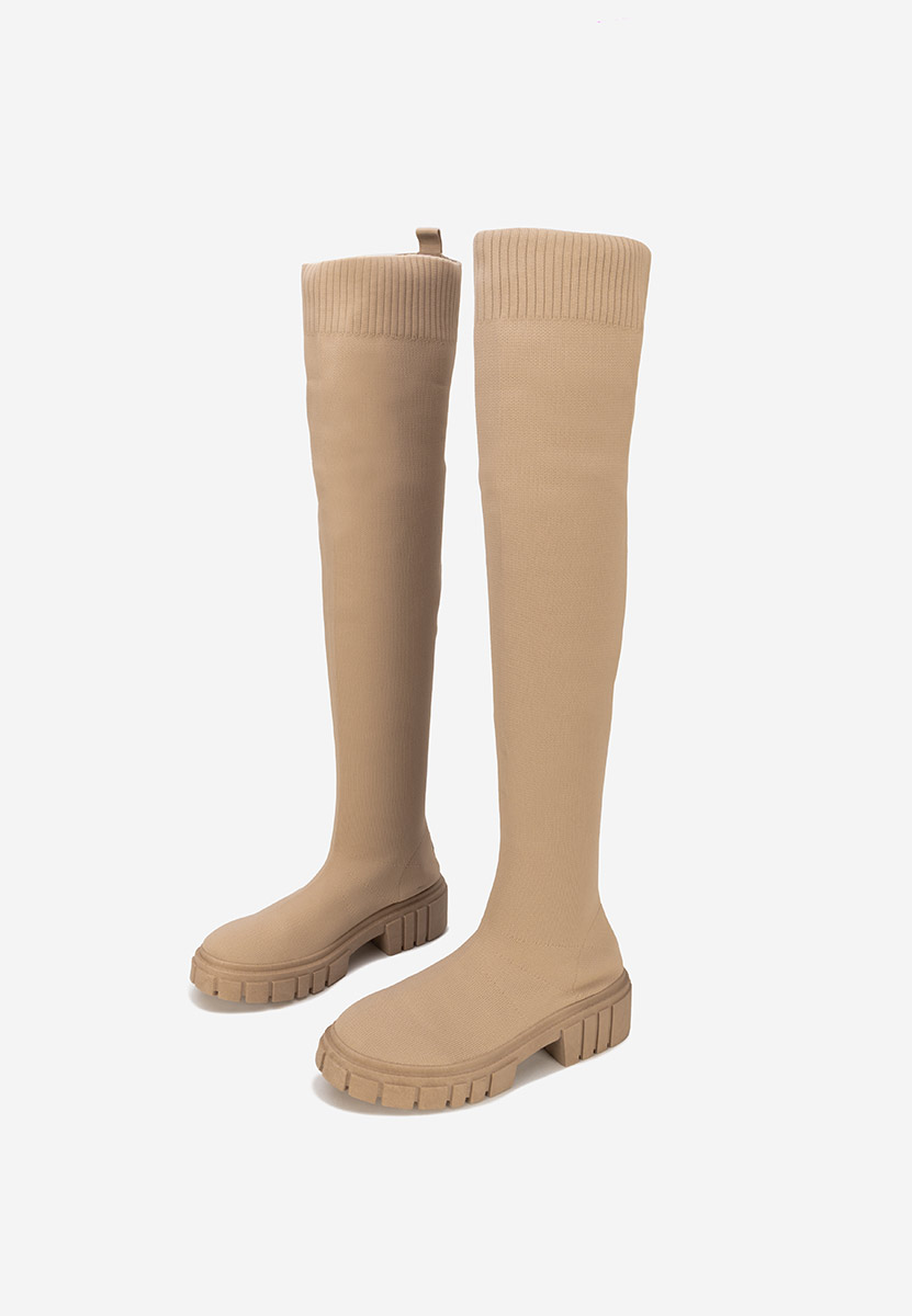 Visoki škornji Raena Kaki