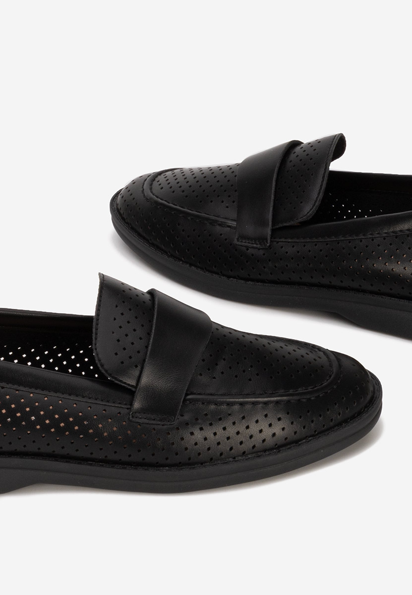 Ženski mokasini Morvana črna