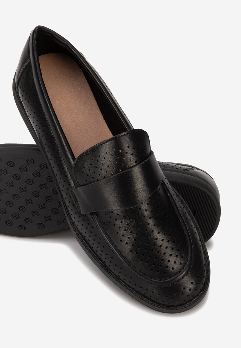 Ženski mokasini Morvana črna