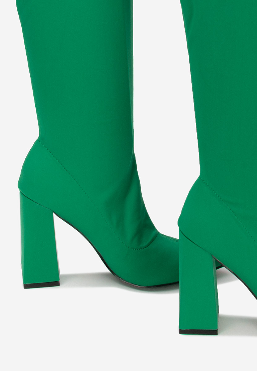 Visoki škornji Zelena Alexania