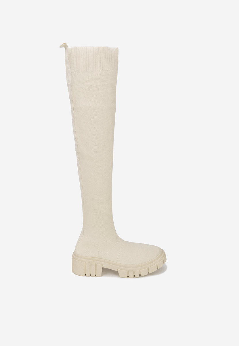 Visoki škornji Raena Bež