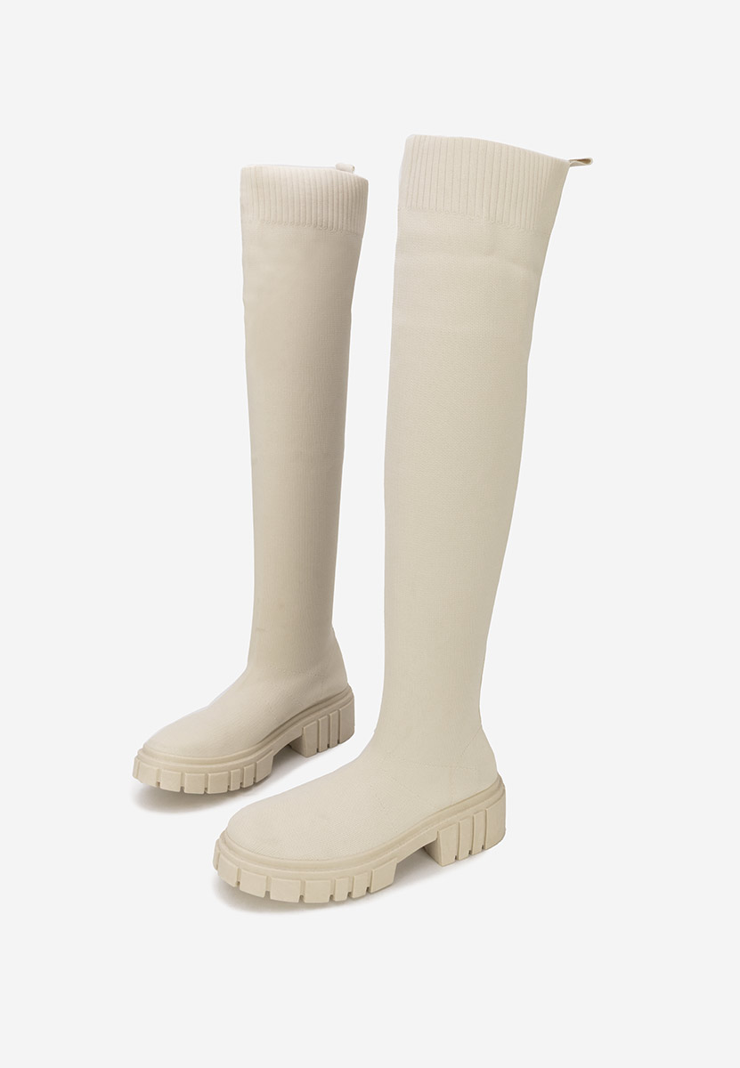 Visoki škornji Raena Bež