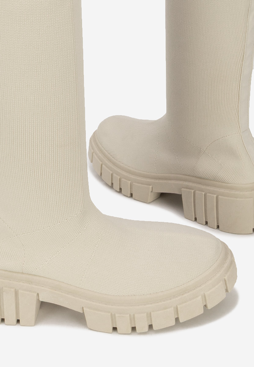 Visoki škornji Raena Bež