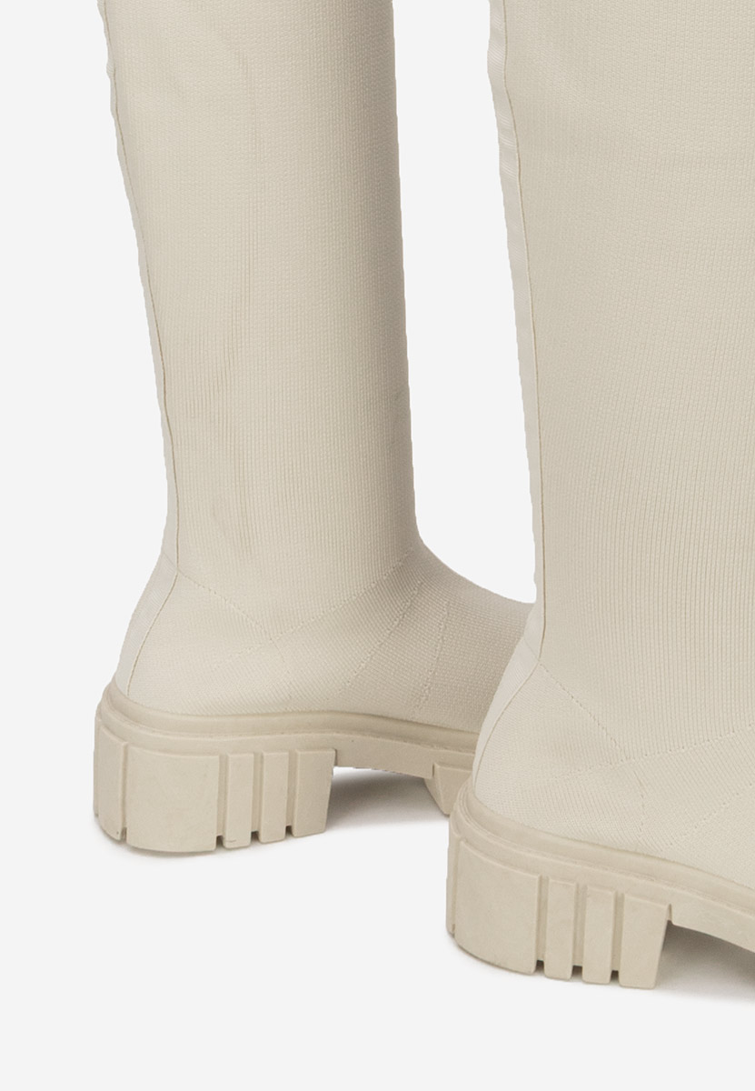 Visoki škornji Raena Bež