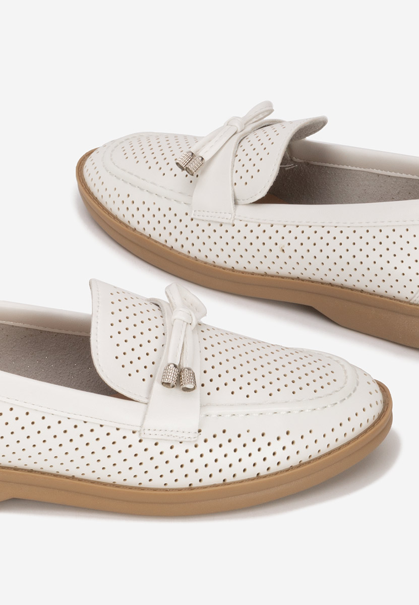 Ženski poletni mokasini Morvana V3 Bela