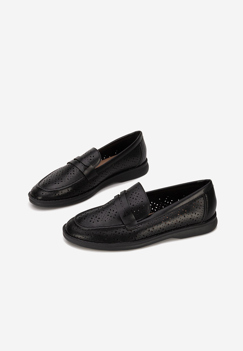 Ženski mokasini Valtera črna