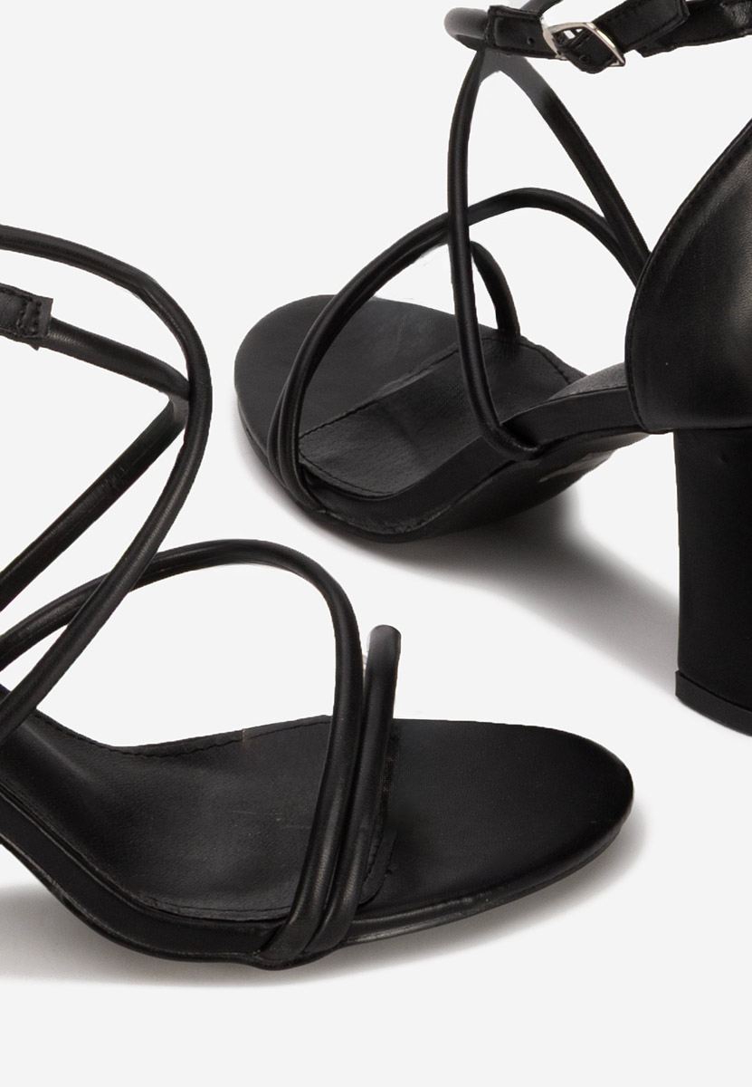 Ženski sandali Zarila črna