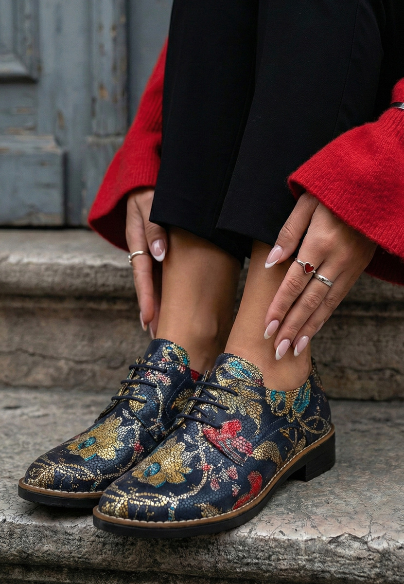 Oxford čevlji Otivera Večbarvno