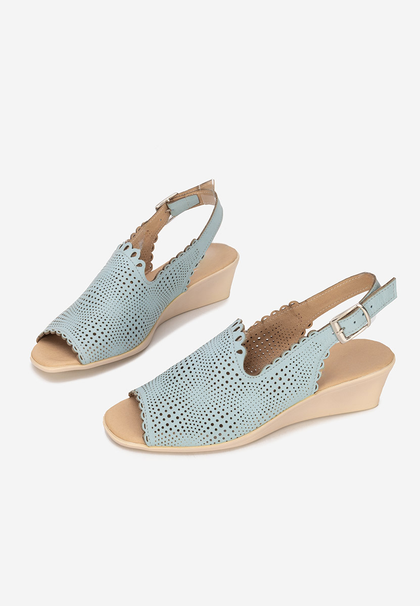 Ženski sandali Claudia Svetlo modra