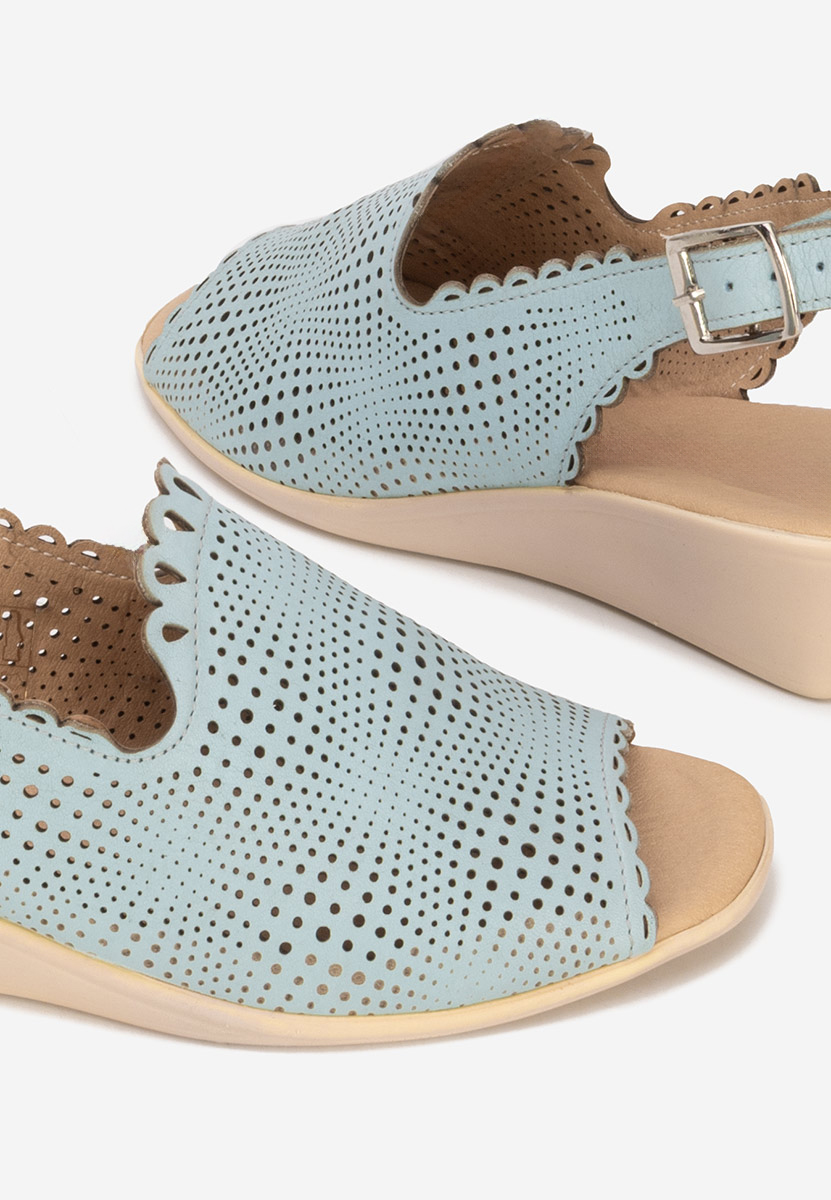 Ženski sandali Claudia Svetlo modra