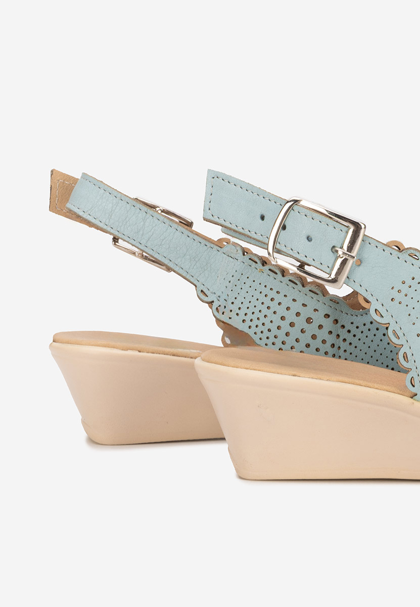 Ženski sandali Claudia Svetlo modra