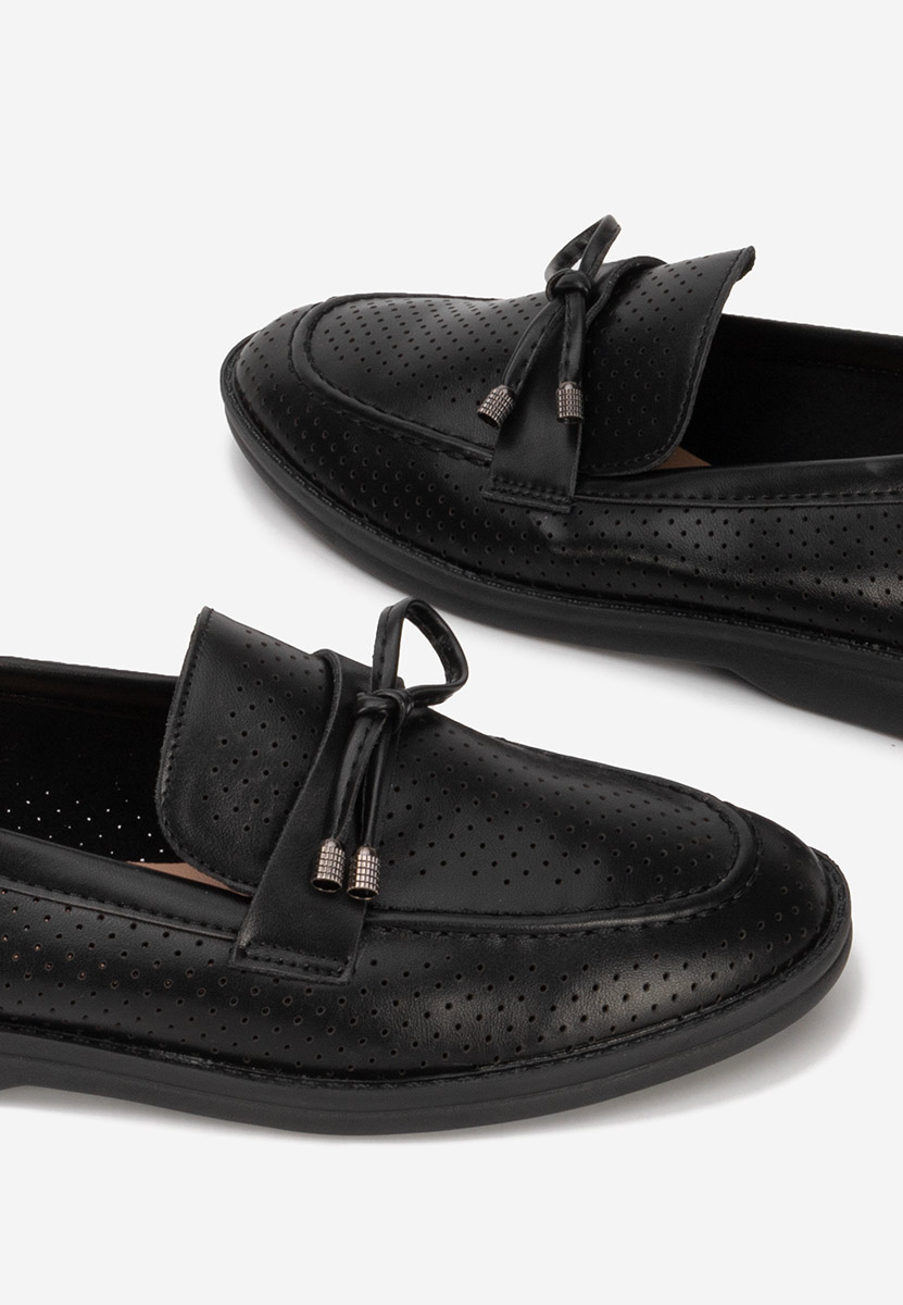 Ženski poletni mokasini Morvana V3 črna