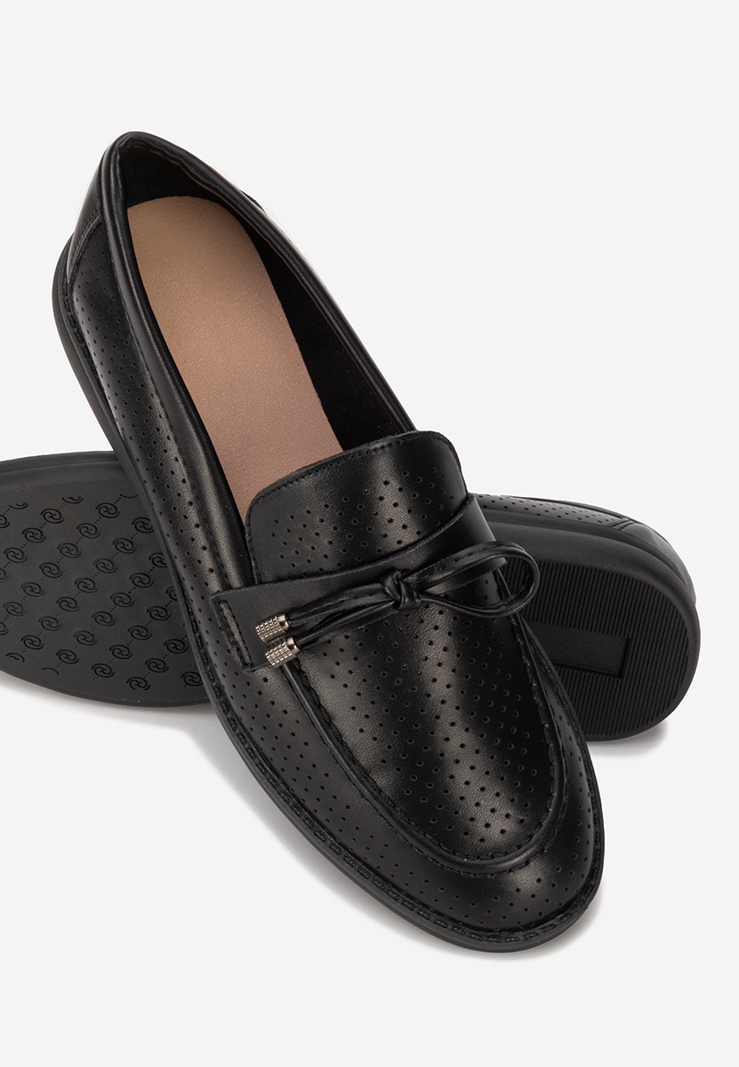 Ženski poletni mokasini Morvana V3 črna