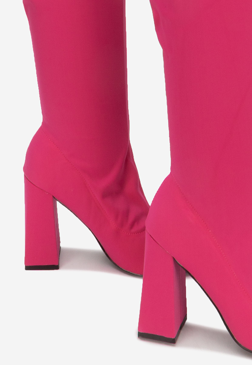 Visoki škornji Fuksija Alexania