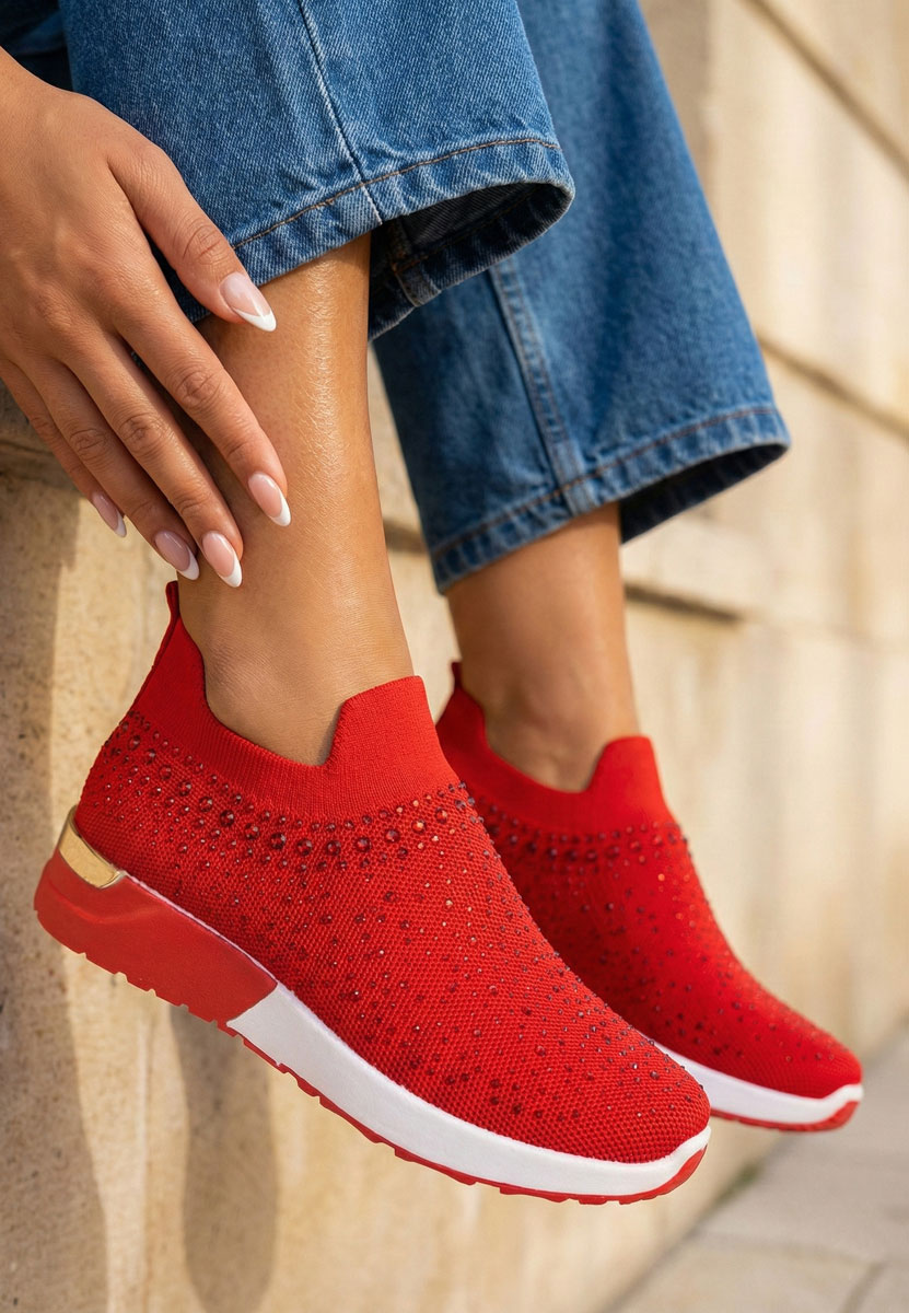 Ženske superge Marcie rdeča