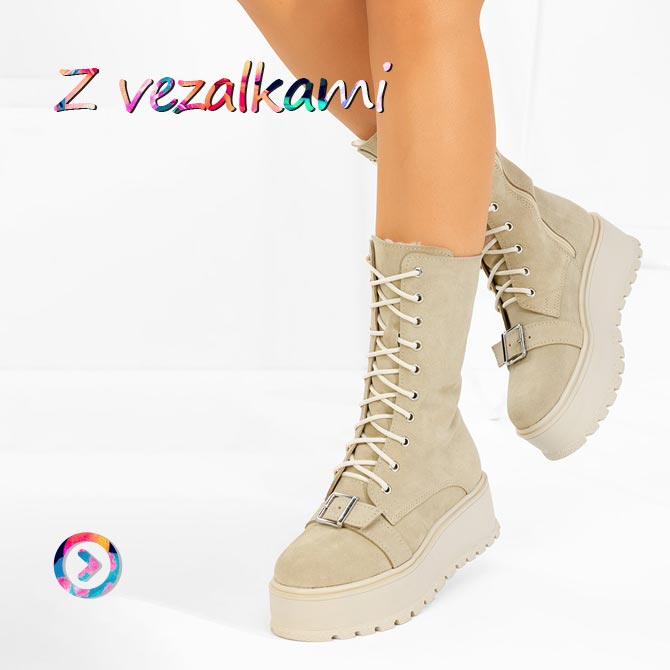 Gležnjarji z vezalkami