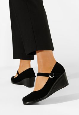 Čevlji s platformo črna Ildia